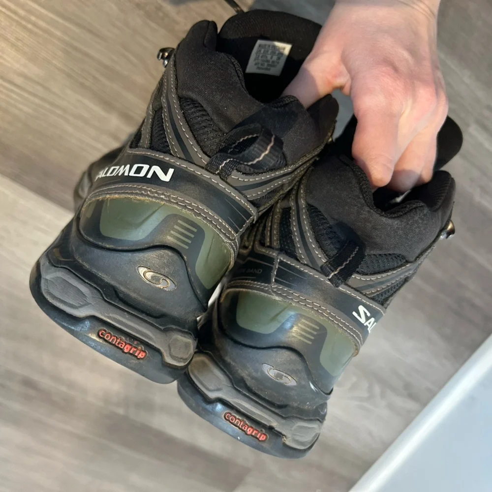 Men’s Salomon X Ultra 2 Mid GTX Hiking Boots Size 8 Black Trail Waterproof Shoes